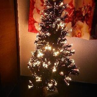 クリスマスツリー　ファイバー　光る　LED