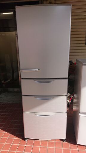 N 12-630　AQUA　ノンフロン冷凍冷蔵庫　AQR-361B　2013年製