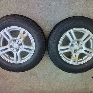 中古 スタッドレスタイヤ アルミホイールセットブリジストンvrx 185 70 R14 メリー 東久留米のタイヤ ホイールの中古 あげます 譲ります ジモティーで不用品の処分