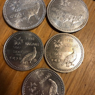 記念硬貨　長野オリンピック5000円玉　その他16枚セット