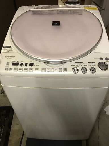 SHARP シャープ 全自動洗濯機 ES-TX800-P 洗濯8.0kg 乾燥4.5kg 2011年製
