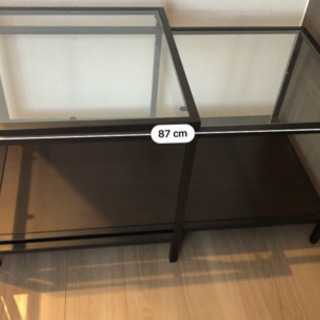 【美品】ガラス　センターテーブル