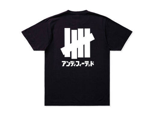 UNDEFEATED KATAKANA (カタカナ) ICON SS TEE 黒