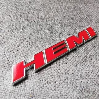 HEMI 　エンブレム　レッド　Dodge　jeep