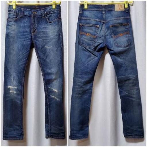 Nudie Jeans　THIN FINN PETER REPLICA N347 W31L32 ヌーディージーンズ ピーター　レプリカ \n