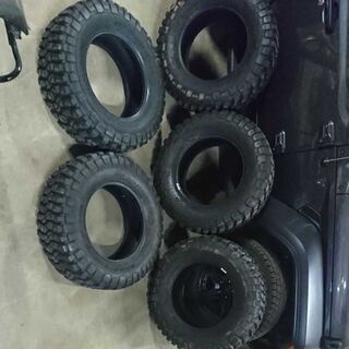 ラングラー ルビコン タイヤ 255-75-17 中古 5本