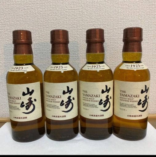 サントリー　ウイスキー　山崎180ml 4本セット