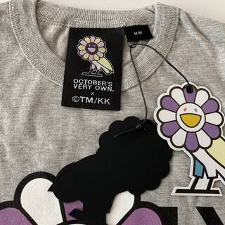 OVO x 村上 隆 SURPLUS FLOWER OWL TEE GREY