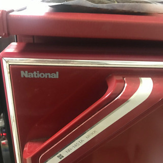 ナショナル　赤い冷蔵庫　レトロ