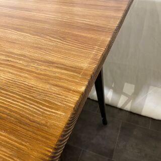 ダイニングテーブルセット 5点セット 茶 カフェ風ダイニング 中古品 ダイニングテーブルセット 5点セット 茶 カフェ風ダイニング 中古品