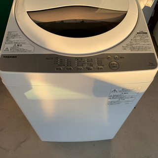TOSHIBA 洗濯機　2018年製　5キロ