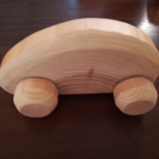 木の車のおもちゃ　5台 - 子供用品