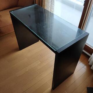 【無料】ガラス付きテーブル　900x400