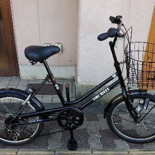 Fine bikes(ファインバイク)20吋ミニベロ 外装6段/ブラック