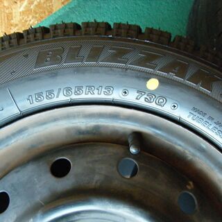 4本セット　155/65R13　ブリジストン　VRX　新品タイヤ　ホイール付き