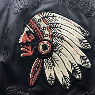 😸【新品・定価18万】イタリア・ミラノ発・BOLINI INDIANS豪華刺繍MA-1フライトジャケット『基本送料無料』