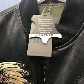 😸【新品・定価18万】イタリア・ミラノ発・BOLINI INDIANS豪華刺繍MA-1フライトジャケット『基本送料無料』