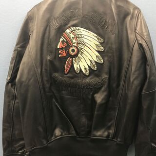 😸【新品・定価18万】イタリア・ミラノ発・BOLINI INDIANS豪華刺繍MA-1フライトジャケット『基本送料無料』