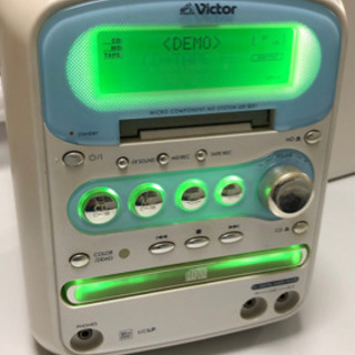 Victorの2006年製のCDMDカセットコンポ差し上げます