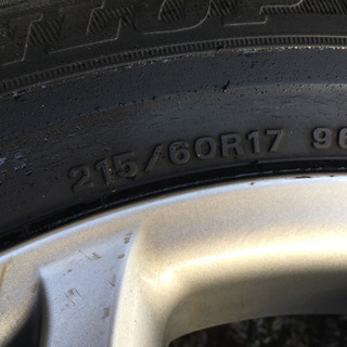 【愛知】スタッドレス4本セット　　50系エスティマ純正ホイール