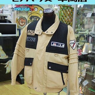 FET ジャケット Mサイズ カーキ系 ブルゾン KONI ジャンパー☆ PayPay(ペイペイ)決済可能 ☆ 札幌市 清田区 平岡