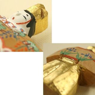 h*i様 雛人形　立雛　奈良人形　一刀彫　染川宗進　白鹿園　作家直筆の木箱付き h*i様 雛人形 立雛 奈良人形 一刀彫 染川宗進 白鹿園 作家直筆