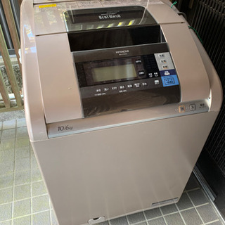HITACHI ビートウォッシュ　10kg 乾燥機能付き　2014年