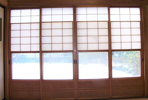 値下げしました 中古 引取り対応 腰付あらま雪見障子4枚組 W670mm H1800mm D33mm Mr Kojiro 酒田のその他の中古あげます 譲ります ジモティーで不用品の処分
