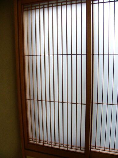 中古 引取り対応 書院障子 ガラス入り縦繁障子 2枚組 W410mm H923mm D33mm Mr Kojiro 酒田のその他の中古あげます 譲ります ジモティーで不用品の処分