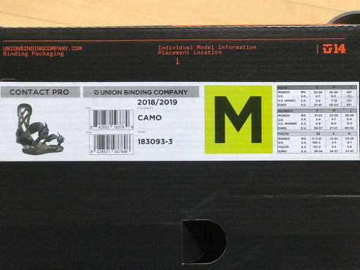 ユニオンコンタクトプロ Mサイズ 2018-2019 ユニオン コンタクトプロ