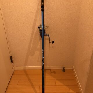 Shimanoの投げ竿(405cm)とDaiwaのリールセット