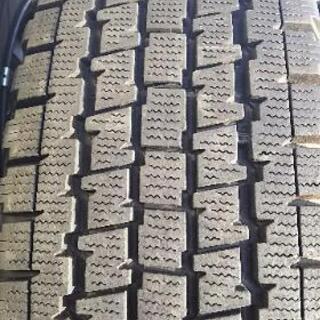 車のパーツ ハイエース BS スタッドレス 鉄 4本 195/80R15 LT