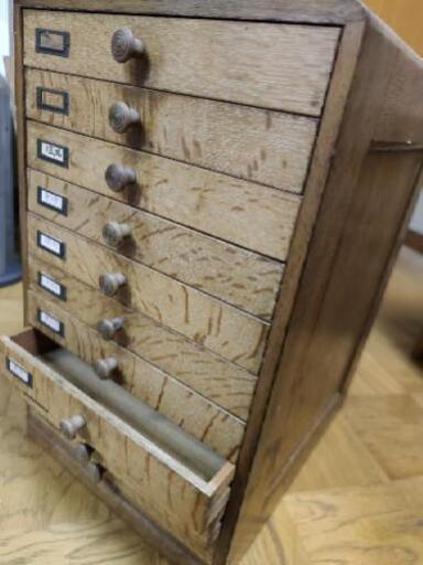 昭和レトロ　木製レターボックス