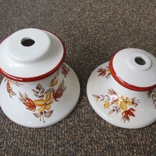 花柄　陶器　２個セット