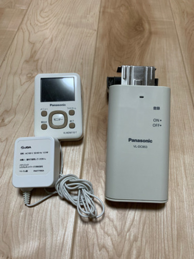 Panasonic パナソニック ワイヤレスドアカメラ VL-DC853 モニター親機 VL-MDM110 防犯カメラ 監視カメラ