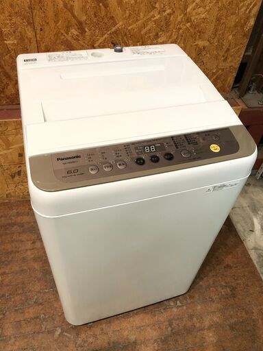 【管理KRS281】Panasonic 2018年 NA-F60PB11 6.0kg 洗濯機