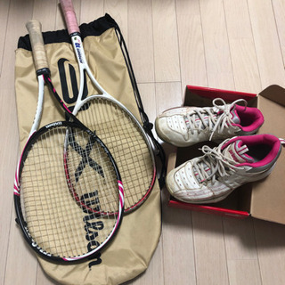 【お譲り】テニスセット　シューズ23cm