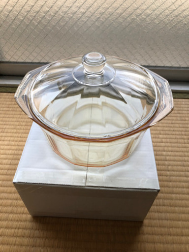 最終値下げ キャセロール Used 耐熱ガラス製 蓋付き両手鍋 ちうりー 江坂の生活雑貨の中古あげます 譲ります ジモティーで不用品の処分