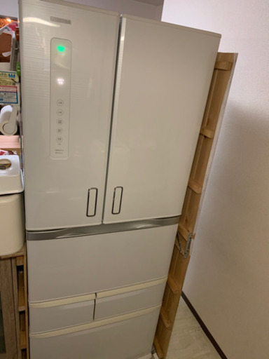 受け渡し予定者決定/取り引き中★TOSHIBAノンフロン冷凍冷蔵庫★GR-G48FX(WS) 481ℓ 6ドア(フレンチドア)