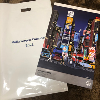 【非売品】2021年 フォルクスワーゲン カレンダー