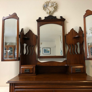 イギリス アンティーク家具 ドレッシングチェスト