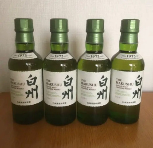 サントリー　ウイスキー　白州180ml 4本セット