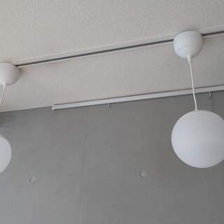 Ikea Fado ファード ペンダントランプ ホワイトcm 2台 もこ 中央の照明器具の中古あげます 譲ります ジモティーで不用品の処分