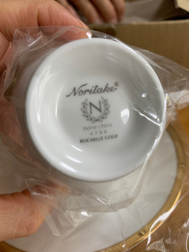 未使用 ノリタケ ROCHELLE GOLD ロシェルゴールド ティー・コーヒー碗