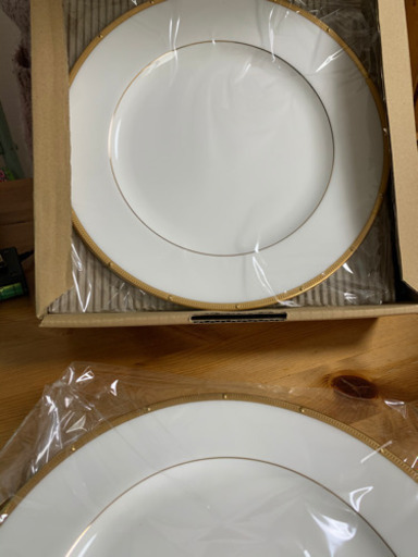 未使用】ノリタケ ロシェルゴールド 27cmプレート 5枚 - その他 