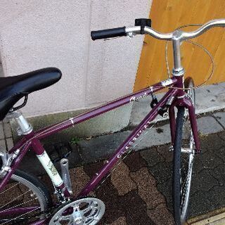 TopOne[トップワン]CLASSICAL 700c クロスバイク 14段変速/ボルドー