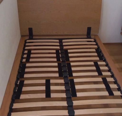 無印良品 セミダブルベッド ヘッドボード付