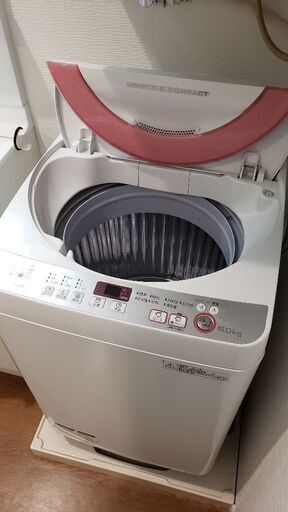 【本日20時以降で引き取りできる方値引き相談可！】洗濯機6kg 8,000円