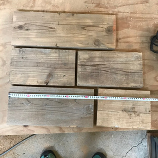 古材 足場板 5枚セット 端材 木材 板材