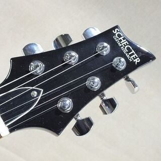 【苫小牧バナナ】美品 SCHECTER/シェクター RJ-1-24-TOM AQB/R アクアブルー Gotohロックペグ/コイルタップSUPER ROCKピックアップ♪